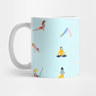 yoga positions Mug